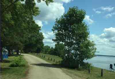 Juneau County Wilderness Campground on Lake Petenwell