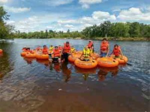 Sandy Shores Tubing on the Wisconsin River, Mauston WI