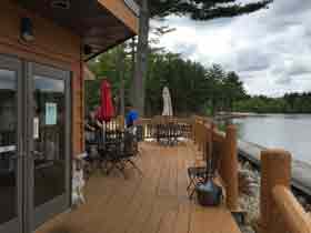 Portofino deck on Castle Rock Lake